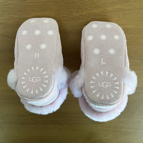 UGG Baby Girls Lassen Booties in Pink US Size 2-3 - Picture 5 of 6